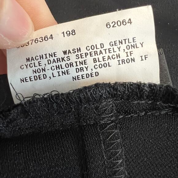 VTG Byer Too Midi Dress Size Small Rose Textured Babydoll Beaded Y2K Whimsigoth - Picture 16 of 16